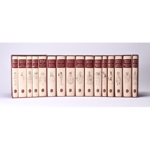 1 - FOLIO SOCIETY. Charles Dickens, Works, 16 vols. Reprint 1994-95. In slipcases (16) (box)