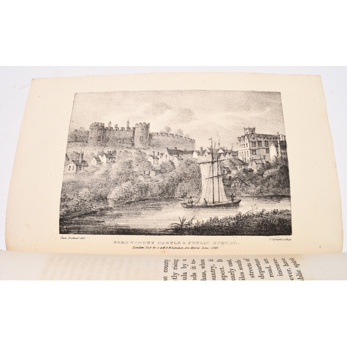 123 - HARRAL, Thomas. Picturesque Views of the Severn 4to, 2 vols 1824. With 52 plates (of 53: lacking one... 