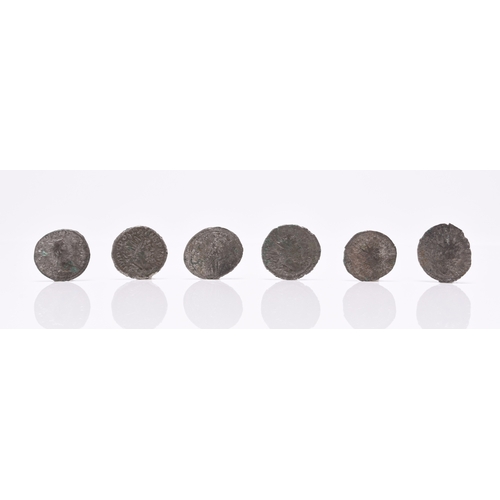 133 - Nine Roman coins comprising - Three Sestertii - Emperors Hadrian and Antoninus Pius (2), together wi... 