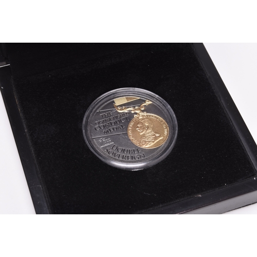 146 - The 2018 Armistice Centenary Remembrance Gold Gallantry Proof Double Sovereign within capsule and fi... 