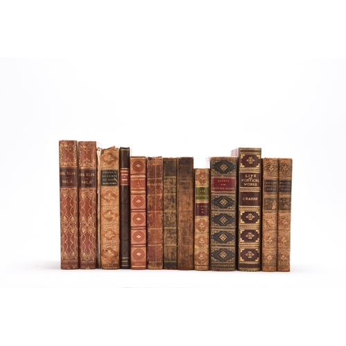 15 - BINDINGS. Pleasant Pages, vols 1-7, 1851, half calf. With other bindings, some in French, including ... 