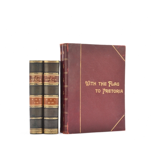 18 - BROWN, Robert. The Story of Africa and its Explorers. 4 vols bound in 2, Cassell & Co 1892-95. 200 i... 