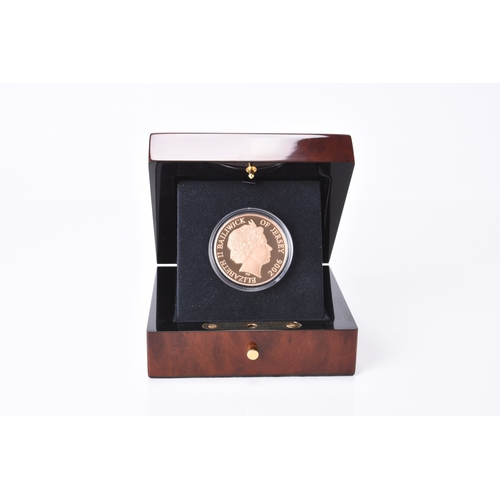 201 - States of Jersey, Gold proof five pounds dated 2006 depicting Sir Winston Churchill within capsule a... 