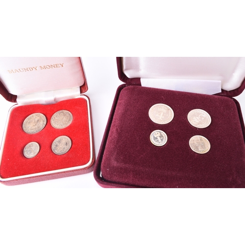 226 - Elizabeth II, two Maundy sets dated 1953 and 2003 (Gloucester Cathedral) within fitted cases. (2) Pa... 