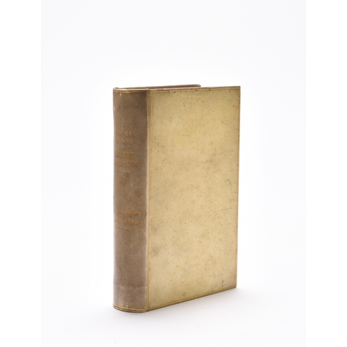 23 - BROWNING, Robert, Poetical Works, 20 volumes. Smith, Elder & Co, 1875-87. Full vellum. Previous owne... 