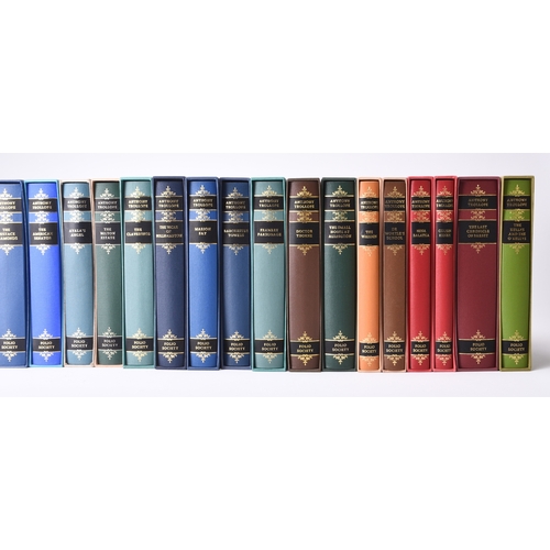 3 - FOLIO SOCIETY. Anthony Trollope, Works. 47 vols, c.1987-99. In slipcases. 'Can You Forgive Her' dama... 