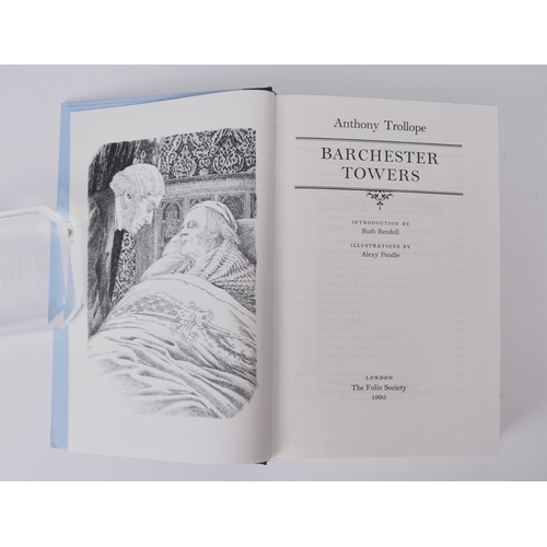 3 - FOLIO SOCIETY. Anthony Trollope, Works. 47 vols, c.1987-99. In slipcases. 'Can You Forgive Her' dama... 