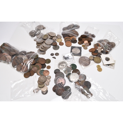 301 - A collection of USA silver, cupro-nickel, copper, bronze coinage to include silver dollars etc. (Qua... 