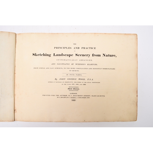 31 - WOOD, John George, The Principles and Practice of Sketching Landscape Scenery from Nature. Landscape... 