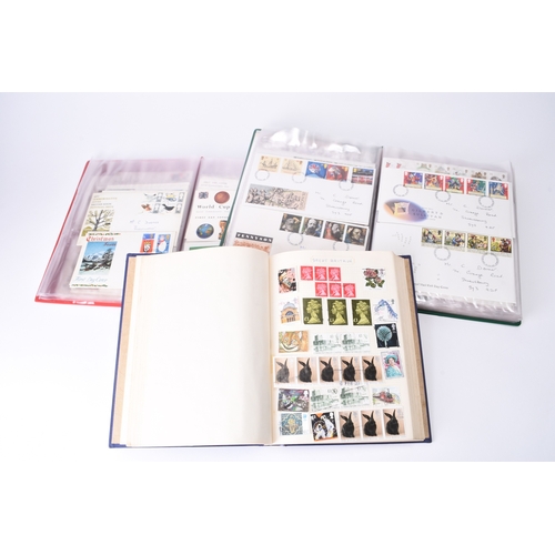 326 - Collection of World Stamps and GB FDCs in 6 albums and loose, plus an empty SG The Century Postage S... 