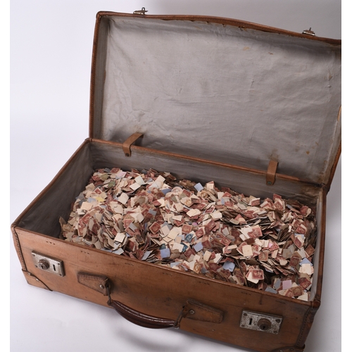 355 - Massive accumulation of Great Britain Penny Reds (Imperfs, Stars, Plates), estimated to be 40,000 in... 