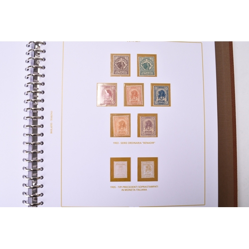 359 - Collection of Italian Colonies stamps in 2 pre-printed Bolaffi albums with certificates; mostly mint... 