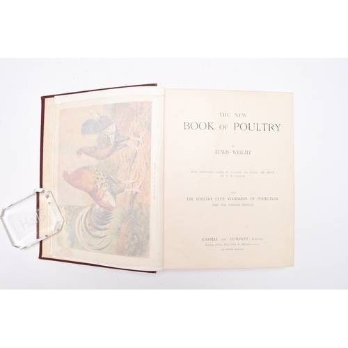 37 - WRIGHT, Lewis, The New Book of Poultry, 4to, 1902. With 30 plates in colour