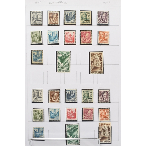 373 - Germany, Allied Occupation, 1945-48 mint and used very comprehensive collection in black binder span... 