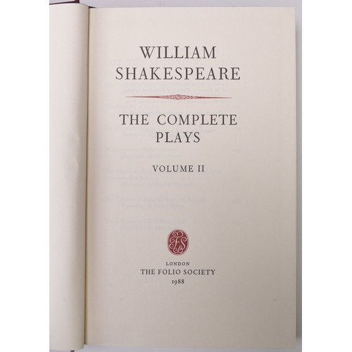 4 - FOLIO SOCIETY. William Shakespeare, Complete Plays 6 vols in slipcase, 1988. With Edward Gibbons, Hi... 