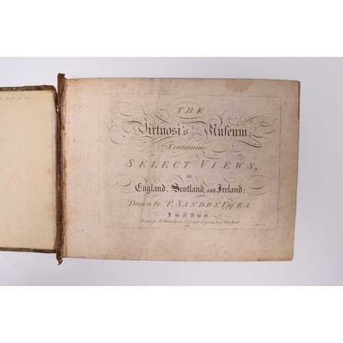 41 - SANDBY, Paul. The Virtuosi's Museum, containing select views in England, Scotland and Ireland. Oblon... 