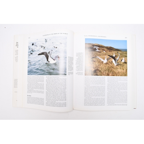 44 - HANDBOOK OF BIRDS OF THE WORLD, edited by Josep del Hoyo, Andrew Elliot and Jordi Sargatal. 4to, vol... 