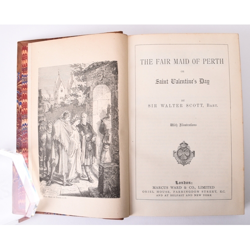 5 - SCOTT, Sir Walter, Waverley Novels. 25 vols. Marcus Ward & Co, c 1870. With illustrations. Contempor... 