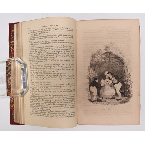 72 - DICKENS, Charles, Pickwick Papers, 1st edition 1837. 'Veller' title, with 43 plates including the 2 ... 