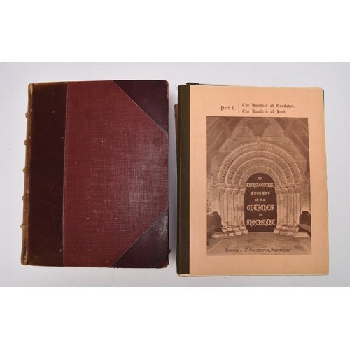 76 - CRANAGE, DHS, An Architectural Account of the Churches of Shropshire, 4to, Wellington 1901-12. Parts... 