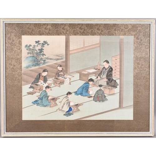 239 - A collection of Japanese paintings and prints, Meiji/Taisho era Including two bound volumes, the fir... 