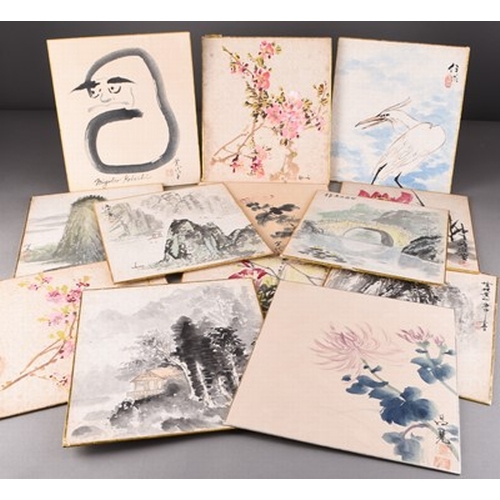 241 - A collection of Japanese block prints including Miyoko Kobashi, 20th century Including flower studie... 