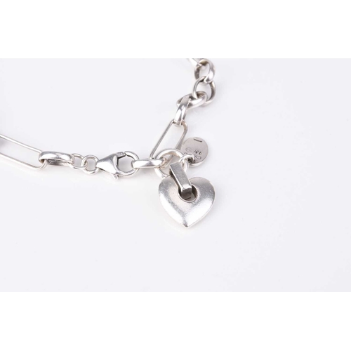 216 - Two Clogau silver bracelets, together with a pair of 9ct white gold diamond earrings, weight approx ... 