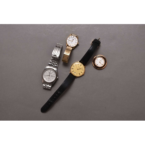 278 - A group of wristwatches Including: A Citizen gentleman's stainless steel automatic calendar bracelet... 