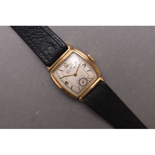 295 - Gruen: A mid-size gold filled wristwatch Model: Veri-Thin Reference: 465.425 Date: Circa 1941 Moveme... 