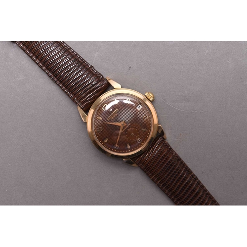 304 - Universal Geneve: A gentleman's gold plated Monomatic wristwatch Model: Monomatic Reference: 400101 ... 