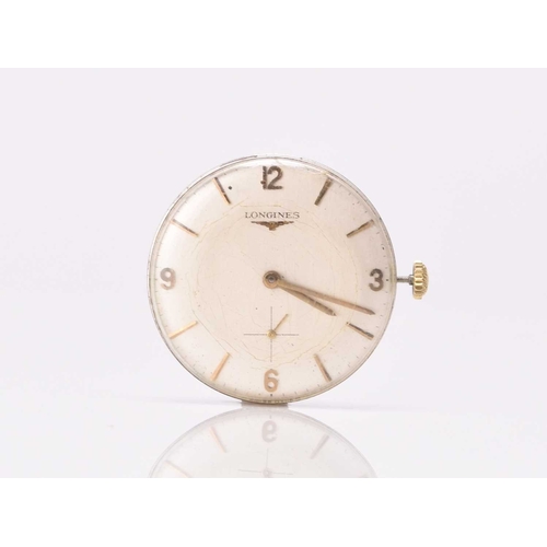 315 - Longines: A gentleman's wristwatch movement Date: Circa 1967 Movement: 17-jewel Cal.370 manual wind,... 