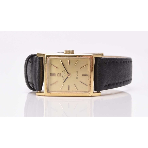 324 - Omega: A lady's gold plated wristwatch Model: De Ville Reference: 551.022 Date: 1969 Movement: 24-je... 