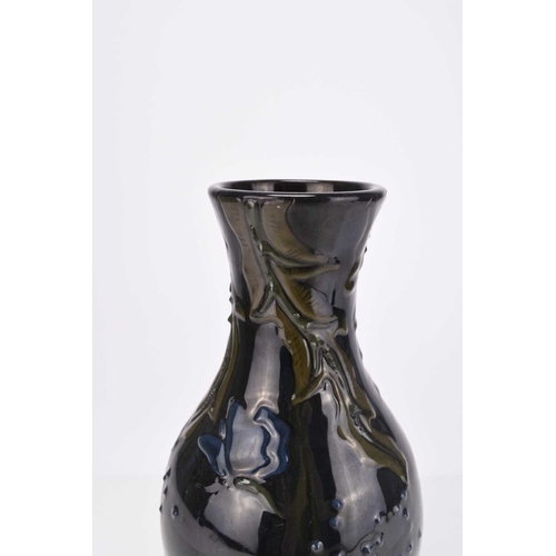 495 - Sir Edmund Harry Elton - An Elton Ware (Clevedon Sunflower Pottery) A vase, circa 1890-1900, slip de... 