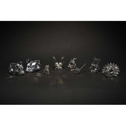 591 - A collection of boxed Swarovski Crystal animal models, comprising Dolphin (190365), Large Turtle (76... 