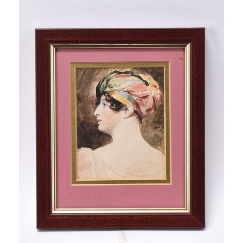 658 - British School (19th Century) Miniature Portraits of Ladies, watercolour and pencil, by different ha... 