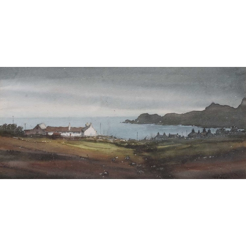 669 - Gerald V Gadd (20th Century) Clegr Boia, Pembrokeshire, signed lower right, watercolour, 26 x 37 cm,... 