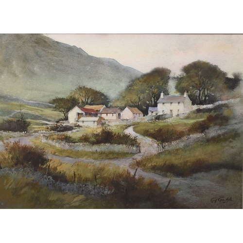 669 - Gerald V Gadd (20th Century) Clegr Boia, Pembrokeshire, signed lower right, watercolour, 26 x 37 cm,... 