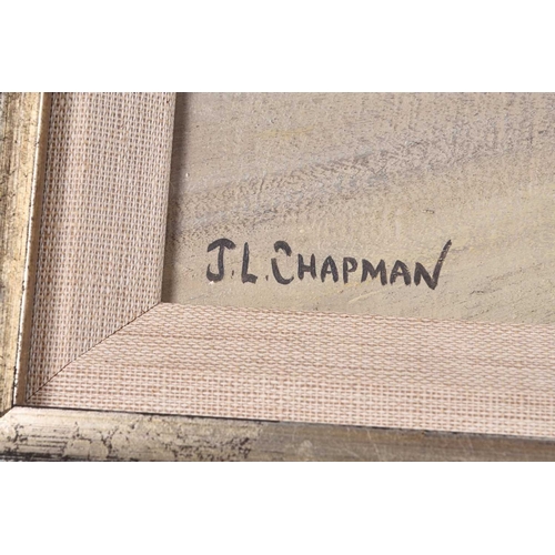 693 - John L Chapman (b.1946) Pall Mall, London, signed lower left, oil on board, 50.5 x 76.5 cm, frame 65... 