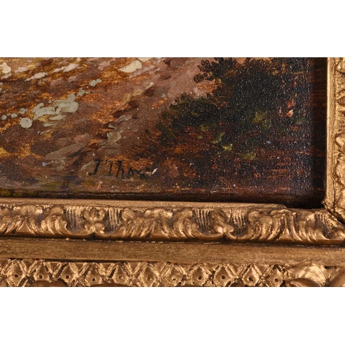 731 - Joseph Thors (1835-1920) River Landscape, signed lower right, 22.5 x 30 cm, frame 31 x 37 cm