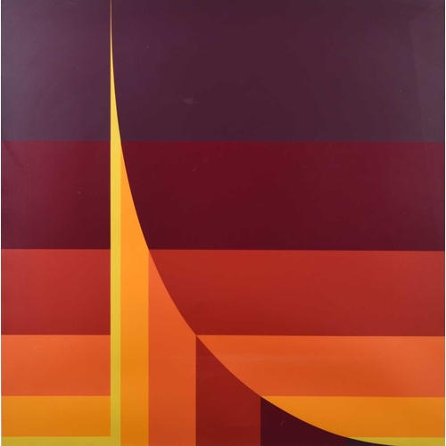 736 - Herbert Bayer (American 1900-1985) Curve from Two Progressions, 1974, screenprint, 76 x 76 cm, frame... 