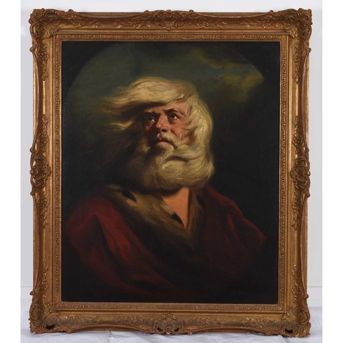 19 - After Joshua Reynolds (1723-1792), King Lear, oil on canvas, 75 x 62 cm, frame 91 x 78 cm