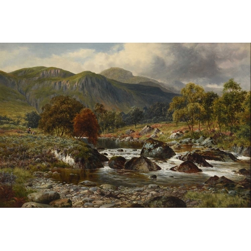 3 - William Henry Mander (1850-1922) A Scotch River in the Trossachs, signed and dated 1902 lower right,... 