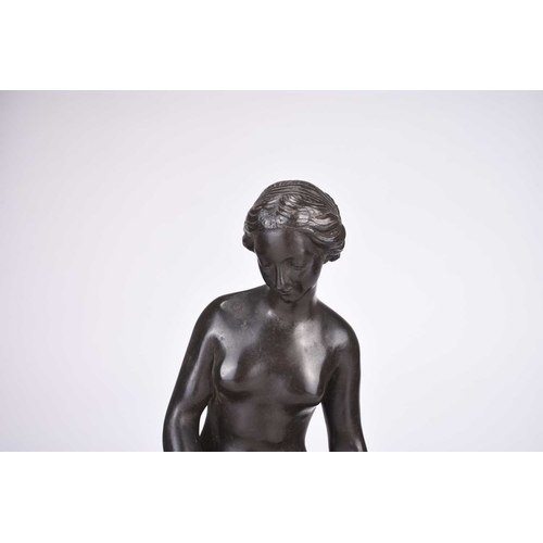 39 - After Etienne Maurice Falconet (French, 1716-1791): A 19th century bronze figure of the Bathing Venu... 