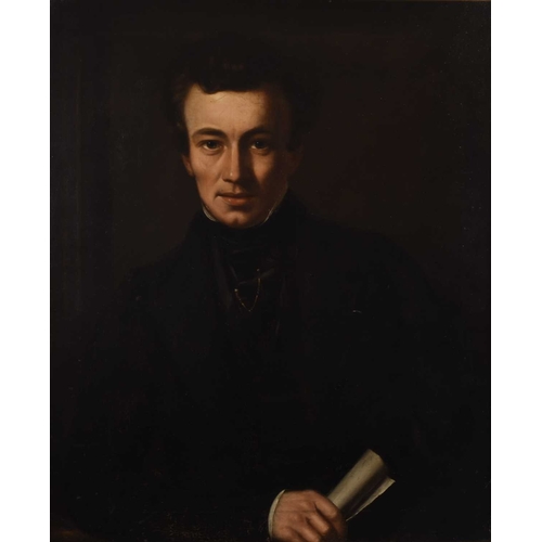 138 - British School (19th century) Portrait of a Victorian Gentleman, oil on canvas, 75.5 x 62cm, frame 9... 