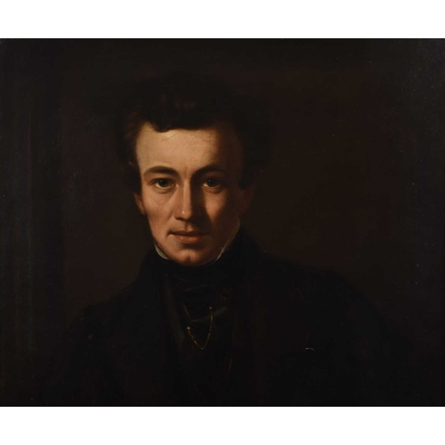 138 - British School (19th century) Portrait of a Victorian Gentleman, oil on canvas, 75.5 x 62cm, frame 9... 