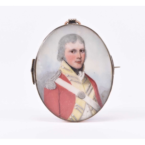 173 - Frederick Buck (1771-1839/40) Portrait Miniature of Lieutenant Thomas North (d.1821), watercolour on... 