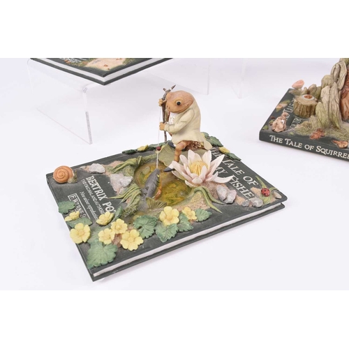 58 - A set of fourteen Westminster Editions Beatrix Potter handcrafted tableau models, each a limited edi... 