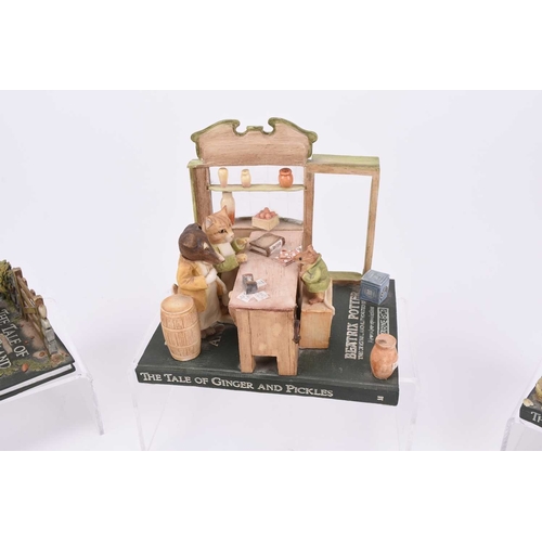 58 - A set of fourteen Westminster Editions Beatrix Potter handcrafted tableau models, each a limited edi... 