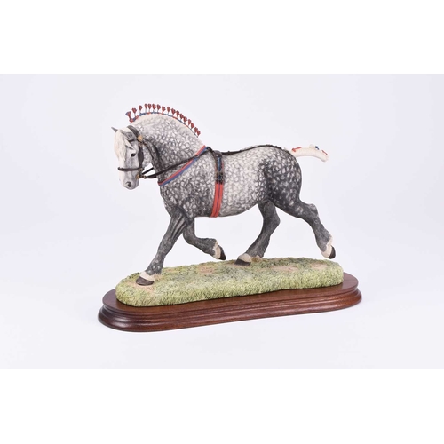 88 - Border Fine Arts 'Percheron Supreme Champion' horse (Standard Edition), model No. L160D by Anne Wall... 