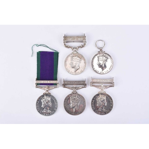 142 - A group of single campaign medals comprising India General Service 1895-1902 medal, 1 clasp, Northwe... 